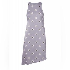 Banana Republic| Grey Floral Ombre Hem Asymmetrical Sleeveless Dress Sz 6
